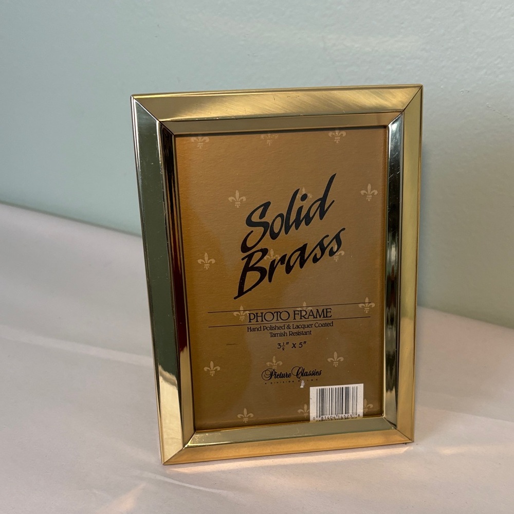 Picture Classics Solid Brass Picture Frame